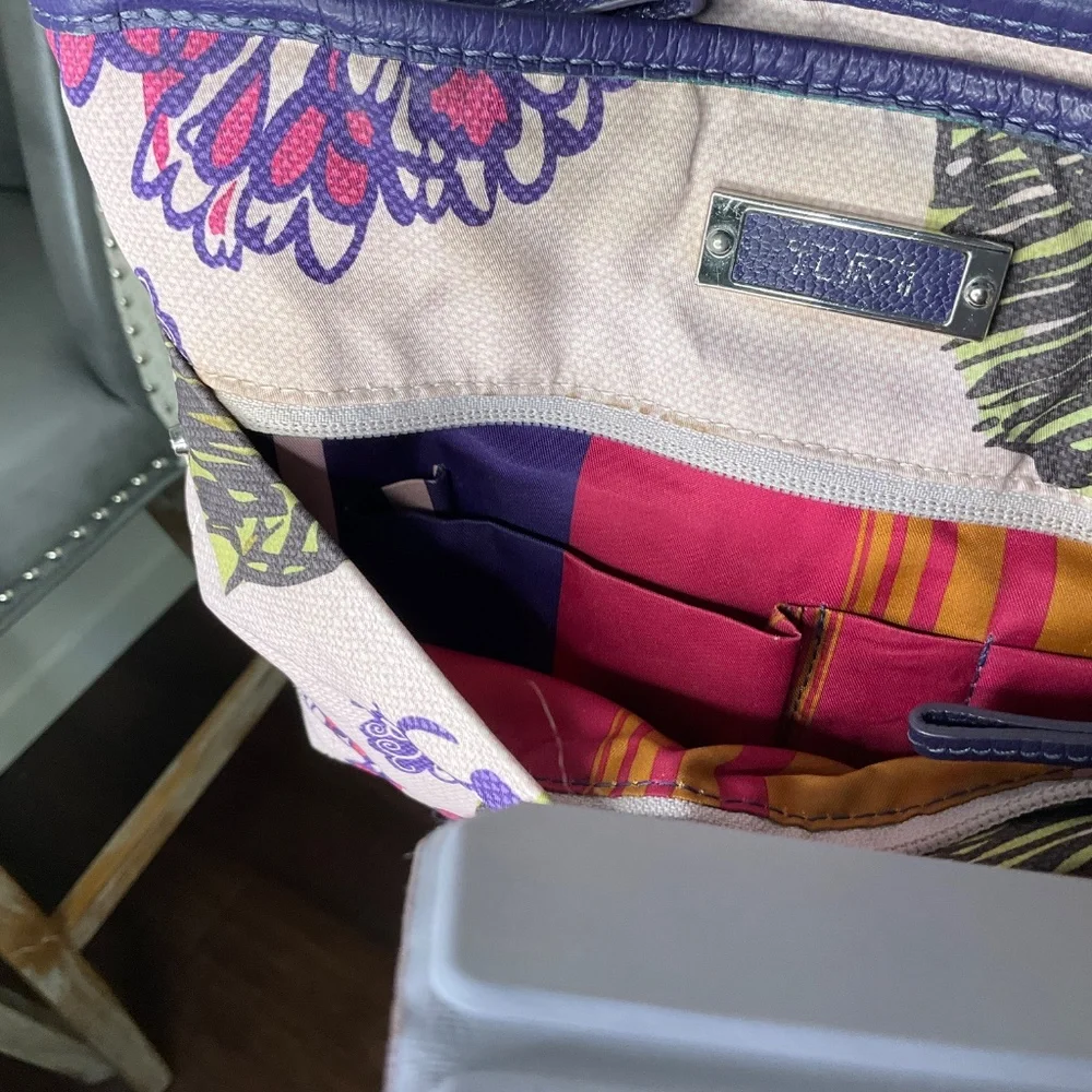 🧧Authentic TUMI Anna Sui X Floral Crossbody Bag RARE - Picture 2 of 10